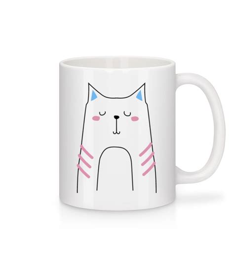 Chat Mignon · Mug En Céramique Blanc Shirtinator