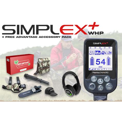 Metal Detector Nokta Simplex WHP Advantage Pack