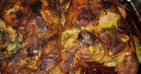 Pollo Deshuesado Relleno De Mozzarella Espinacas Y Vegelales Receta De