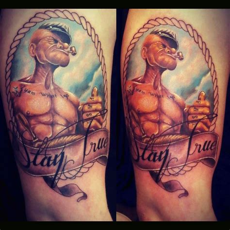 Popeye The Sailor Man Tattoo