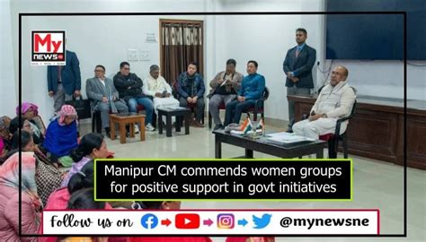 Manipur Cm N Biren Singh Addresses Womens Groups And Warns Against