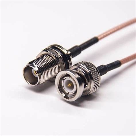 Coaxial Cable Rg Tnc Front Bulkhead Female To Bnc To Straight Male