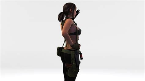 D Model Quiet Nude Metal Gear Solid TurboSquid