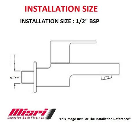 MISRI Wall Mounted Brass Bib Cock For Bathroom Fitting Size 1 2 Inch