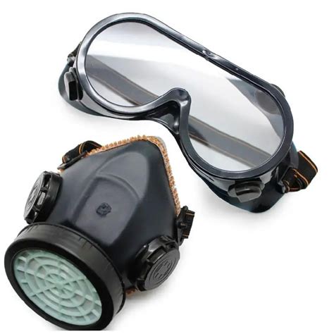 Gas Masks Protective Mask Respirator Against Painting Dust Storms