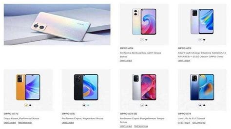 Daftar Harga Hp Oppo Akhir Juli 2023 A Series Ada Yang Dibanderol Rp 1