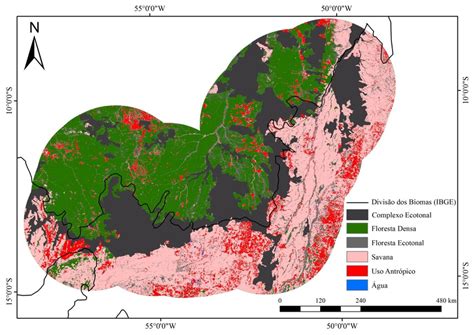 Classificação Do Uso E Cobertura Da Terra Na Zona De Tensão Ecológica