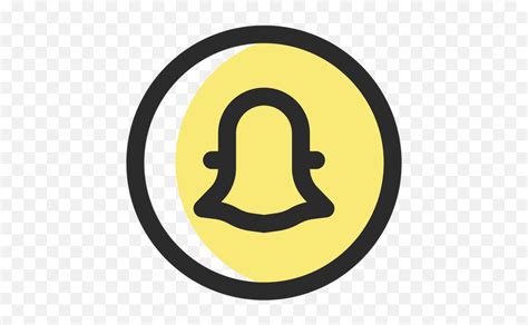 Snapchat Colored Stroke Icon Transparent Png U0026 Svg Vector File