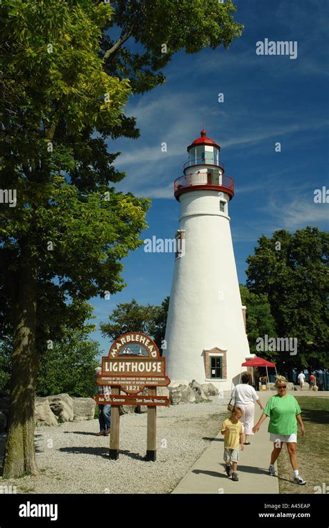 Ajd57742 Marblehead Oh Ohio Lake Erie Marblehead Lighthouse State