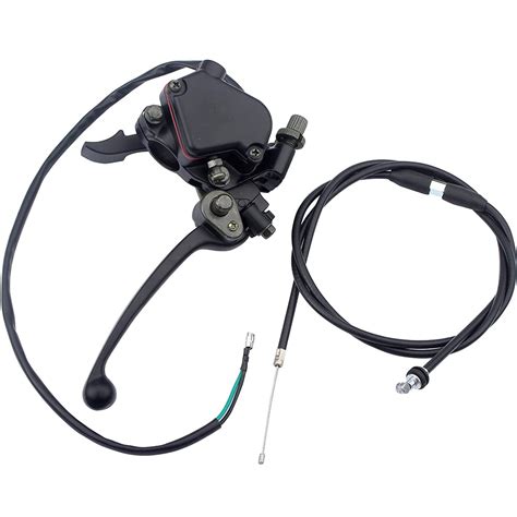 Buy 7 8In 22mm Thumb Throttle Cable With Dual Brake Lever Assembly For