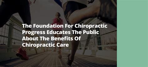 foundation  chiropractic progress educating  public