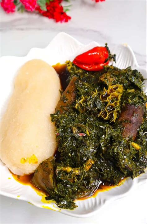 Eru Soup Okazi Leaves Cooking With Claudy