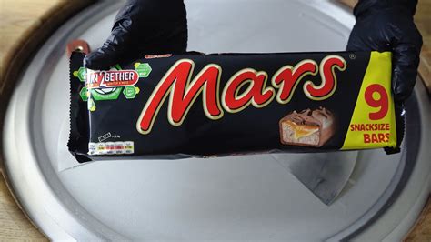 ASMR Mars Chocolate Bars Ice Cream Rolls Oddly Satisfying Tapping