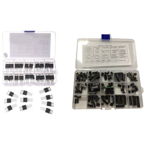 50Pcs 10Types IRF Series Mosfet Transistors Assortment Kit 150Pcs IC