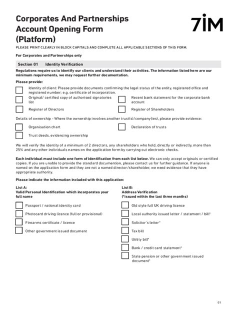 Fillable Online Business Account Opening Form Aib Fax Email Print