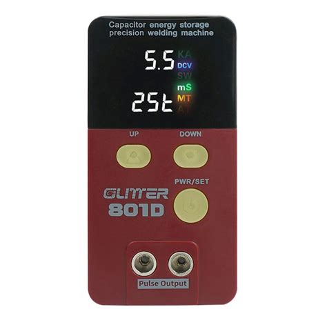 GLITTER 801D Battery Spot Welder 12 KW Capacitor - TEST CLIPS UK