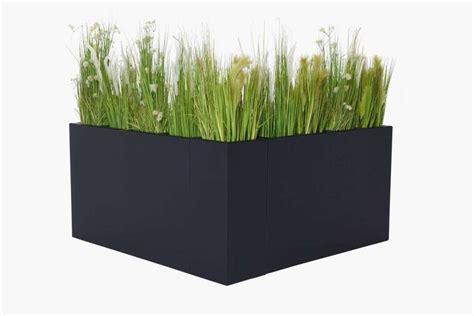 Raumteiler Fiberglas Corner Kasten Cm Hoch Matt Anthrazit Planters