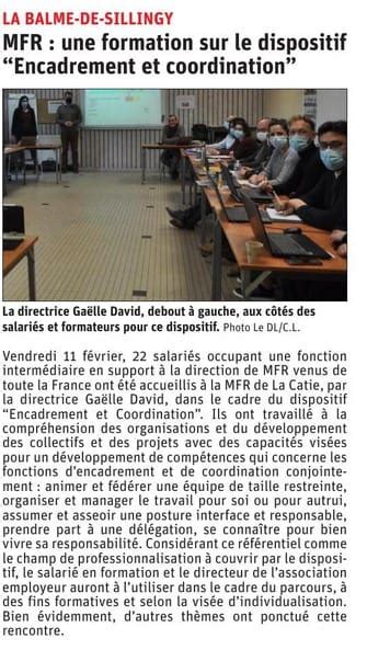 La MFR accueille les formations du réseau MFR MFR La Balme