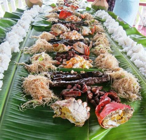 1000+ images about Boodle fight on Pinterest | Banana leaves, I love ...