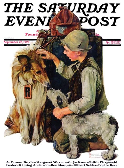 Norman Rockwell Goes To The Dogs The Saturday Evening Post