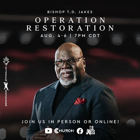 Bishop Td Jakes Sermon 7th August 2021 A Long Ways From Lodebar