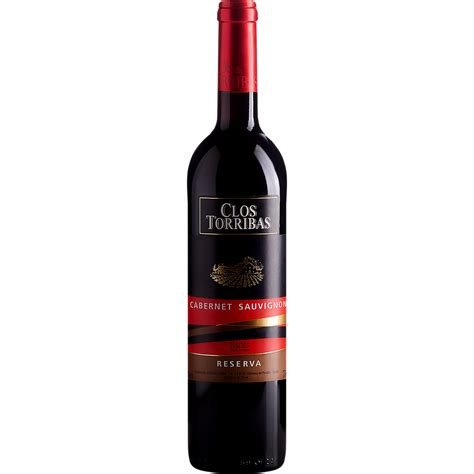 Vinho Espanhol Tinto Cabernet Sauvignon CLOS DE TORRIBAS Garrafa 750ml