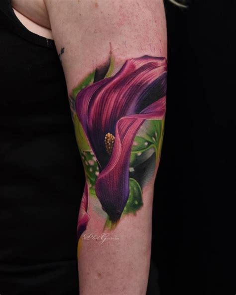 Calla Lily Flower Tattoo