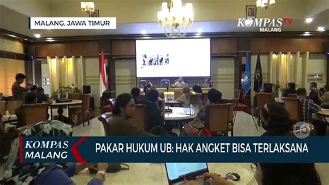 Pakar Hukum UB Hak Angket Bisa Saja Terlaksana Video Dailymotion