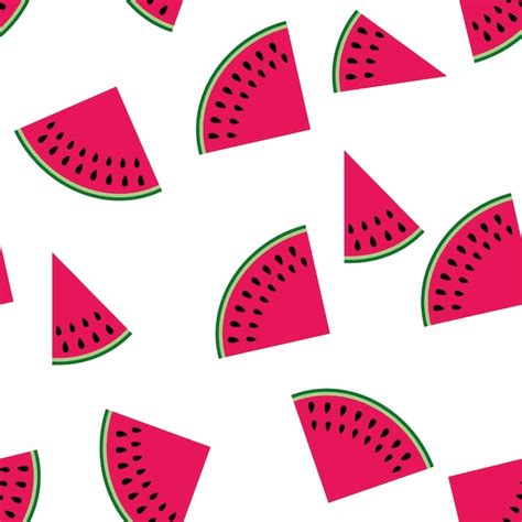 Premium Vector Watermelon Seamless Pattern