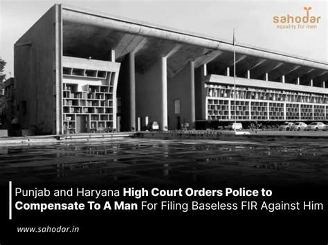 Punjab And Haryana High Court Orders Police To Compensate To A Man For