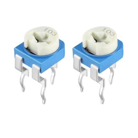 Sourcing Map Pcs K Ohm Variable Resistors Top Adjustable