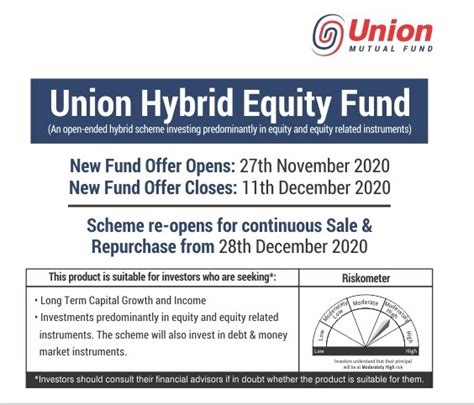 Union Hybrid Equity Fund Nfo Launched By Union Mutual Fund The Mutual