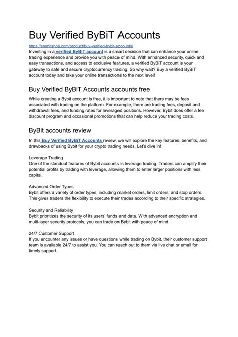 PPT - Buy Verified ByBiT Accounts PowerPoint Presentation, free ...