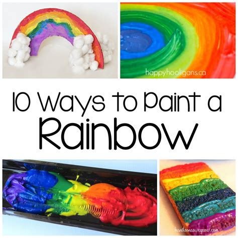 Kids Rainbow Painting Ideas