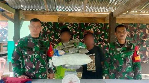 Penyelundup Narkoba Ditangkap Di Batas Negara Kg Ganja Papua