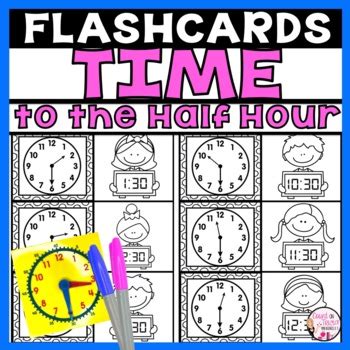 Telling Time Flashcards by Count on Tricia | Teachers Pay Teachers