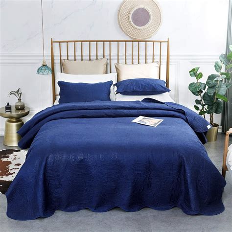 Amazon Veeyoo Bedspread Quilt Set King Cal King Size Soft