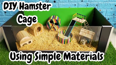 Diy How To Build A Simple Hamster Bin Cage Youtube