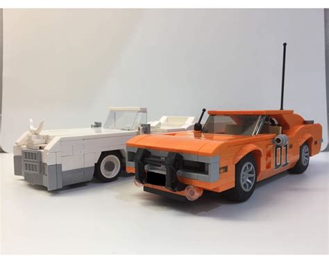 Lego Moc The Dukes Of Hazzard Cars General Lee And Boss 1 By Momatteo79 Rebrickable Build