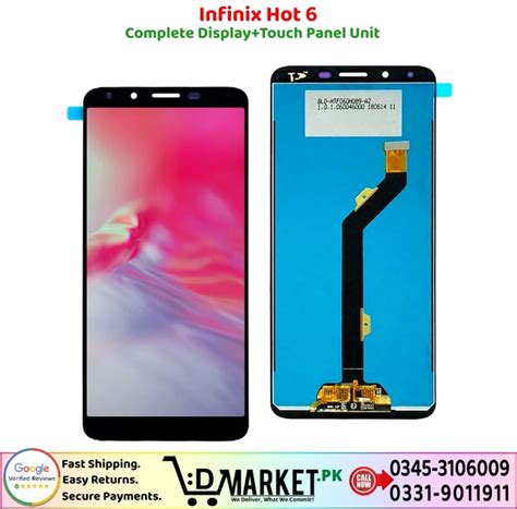 Infinix Hot 6 LCD Panel Unit Combo 2025 Exclusive