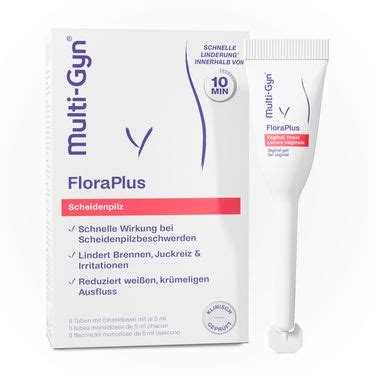 Multi Gyn FloraPlus Schnelle Wirkung Bei Scheidenpilzsymptomen 5x5 Ml