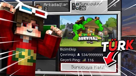 T Rk Surv Val Server Mcpe B Z Mek P Minecraft Pe Minecraft Bedrock