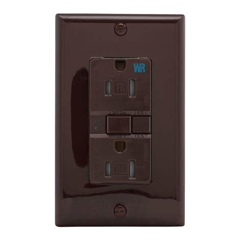 Eaton Gfci Self Test 15a 125v Tamper And Weather Resistant Duplex Receptacle With Standard Size