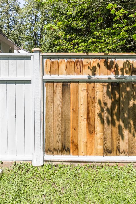 How To Stain A Fence Learn How To Easily Stain An Exterior Fence