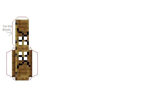 Minecraft Door Papercraft