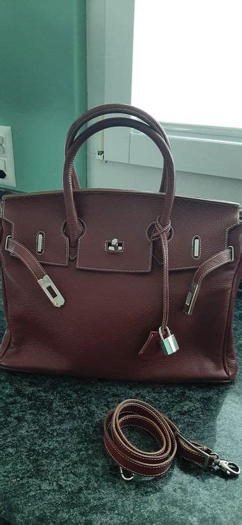 Handtasche Aus Weichem Rindsleder Bordeaux Kaufen Auf Ricardo