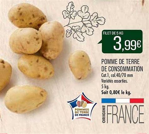 Promo Pomme De Terre De Consommation Chez Match Icatalogue Fr