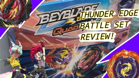 Abrindo E Analisando Beyblade Burst Quadstrike Thunder Edge Battle