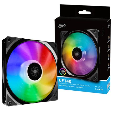 Ventilador Deepcool CF 140 RGB Compatible Con Aura Sync DP FA RGB