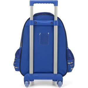 Mochila Rodinhas Luxcel Hot Wheels Azul Ic Hw